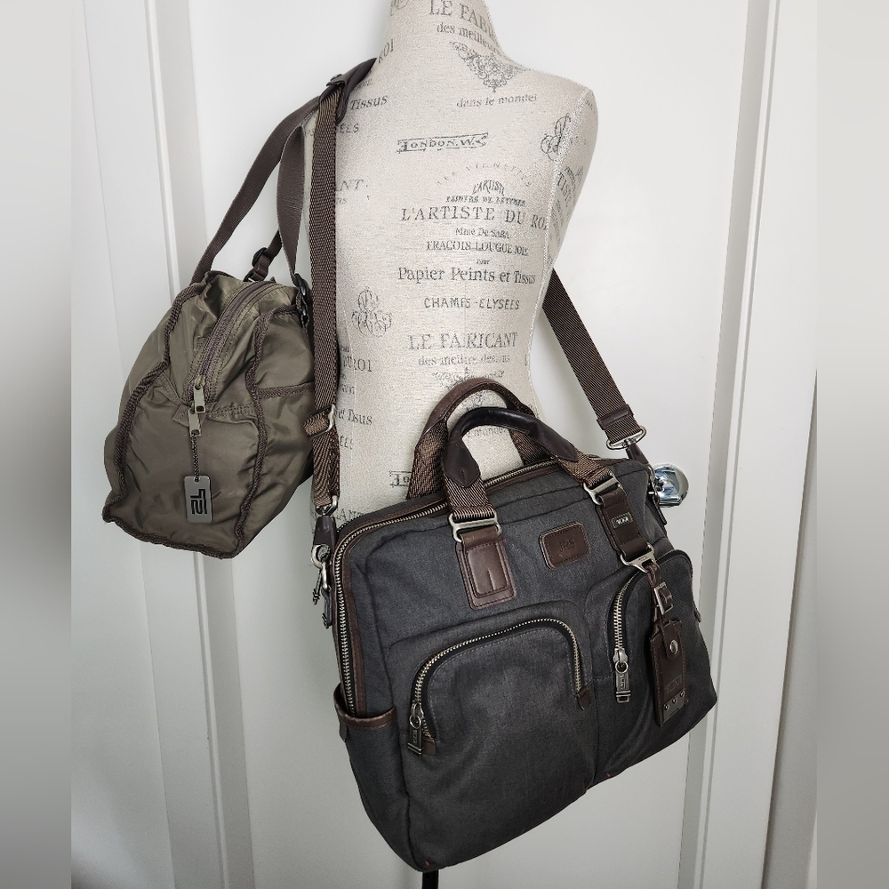 Tumi Messenger Laptop Bag Travel Set